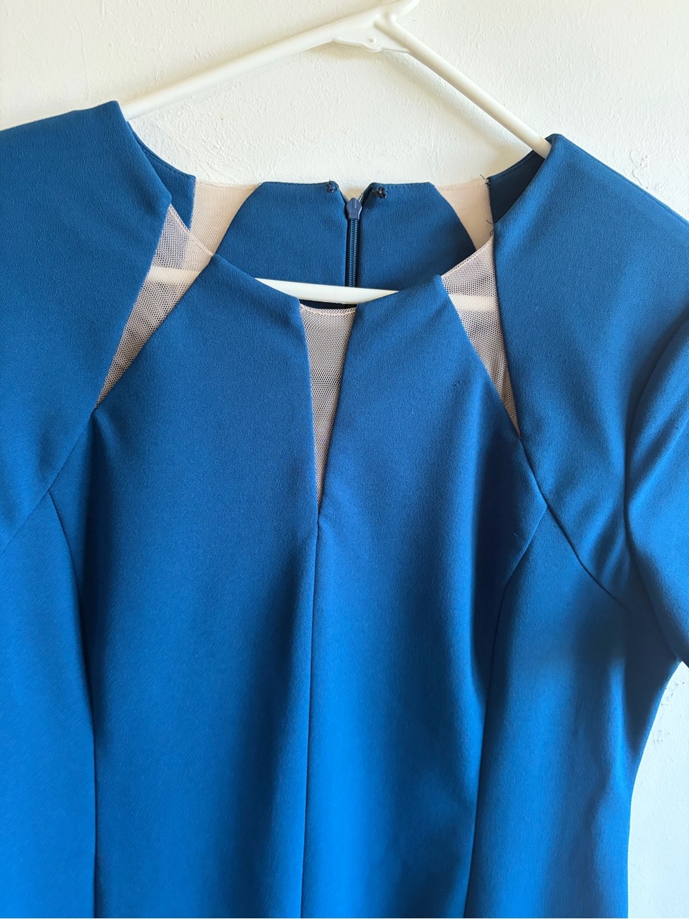 Calvin Klein Teal Short Sleeve Sheath Dress - Picture 2 of 5